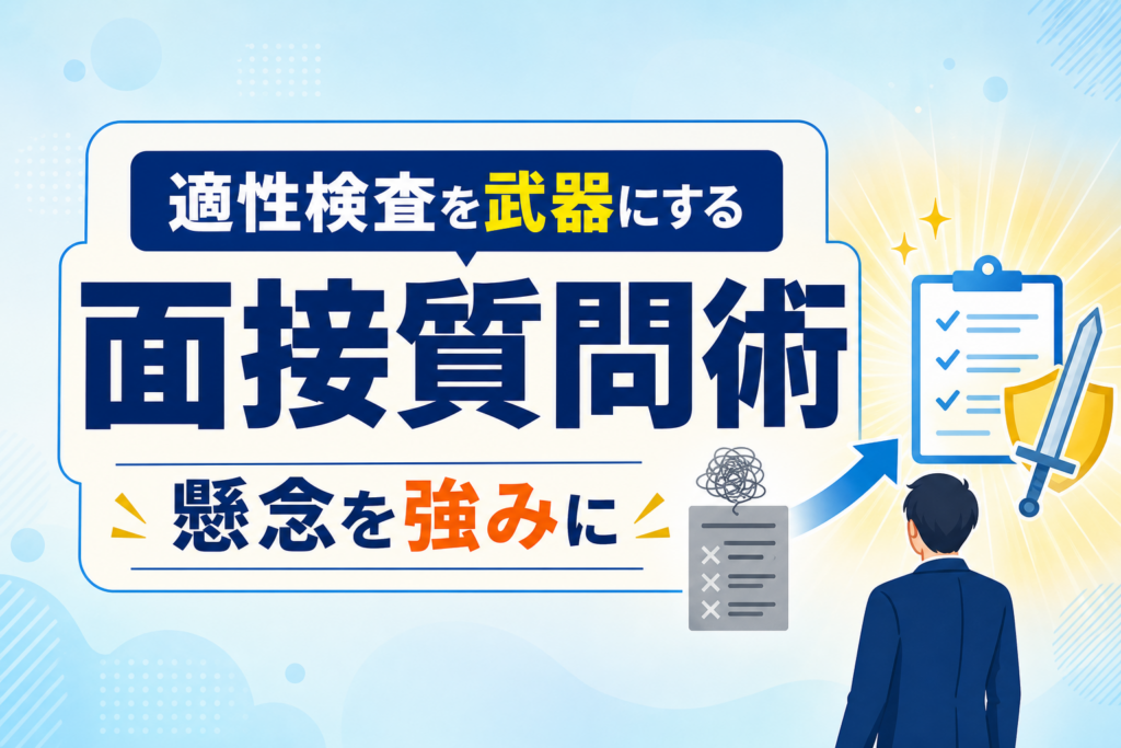適性検査の懸念を「伸び代」へ！矛盾を強みに変える面接質問テンプレート｜逆転の回答術