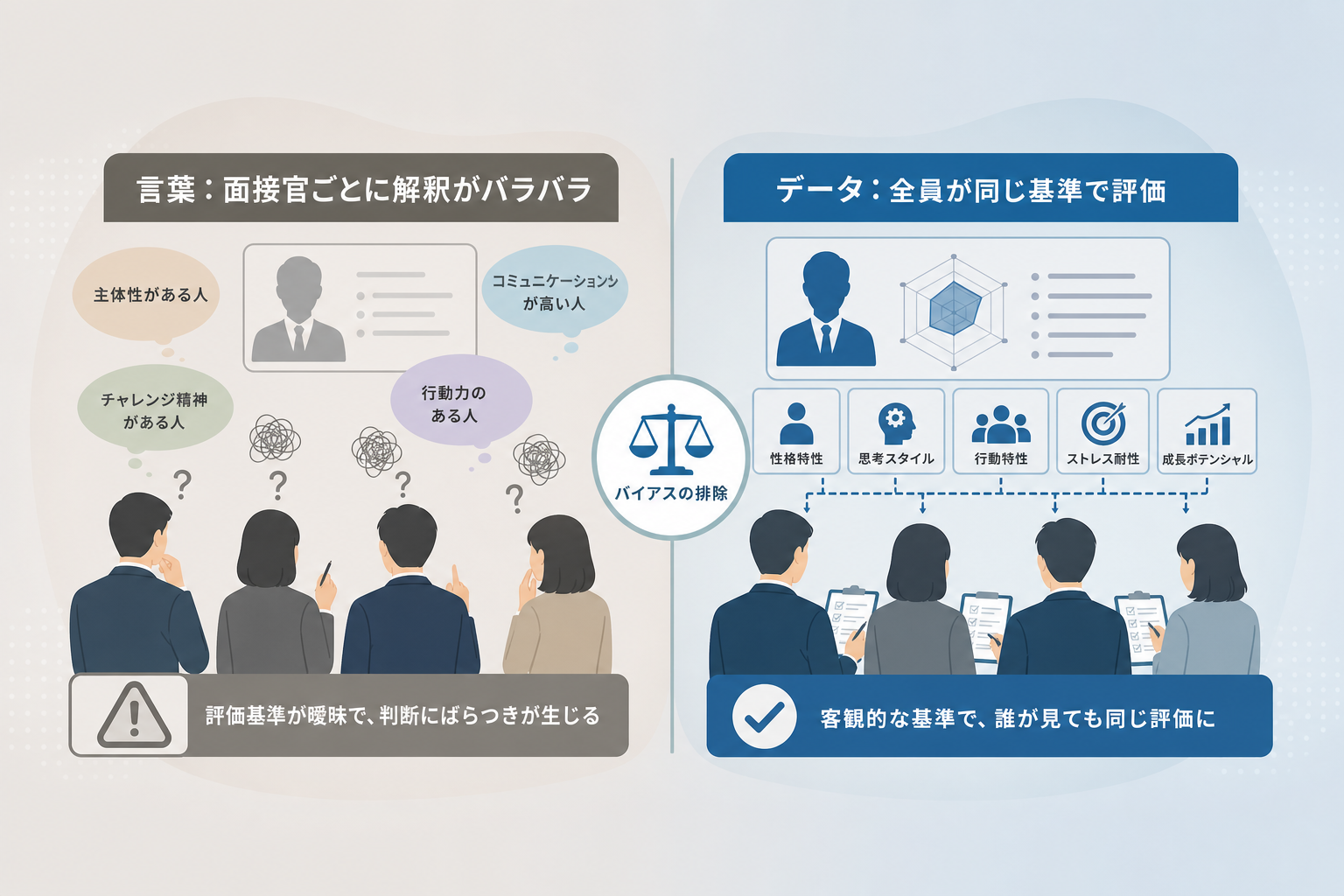 採用ペルソナの言語化だけでは面接の評価基準が定まらない理由とは?