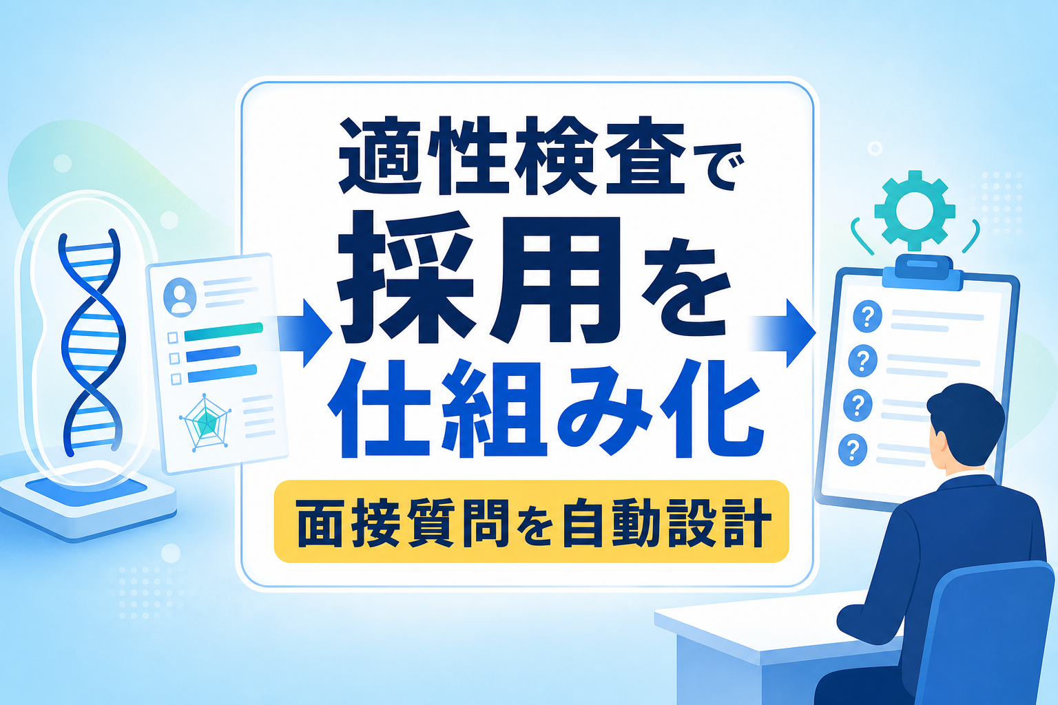 採用の仕組み化|適性検査を「DNA解析器」に変え、面接質問を自動設計する具体策