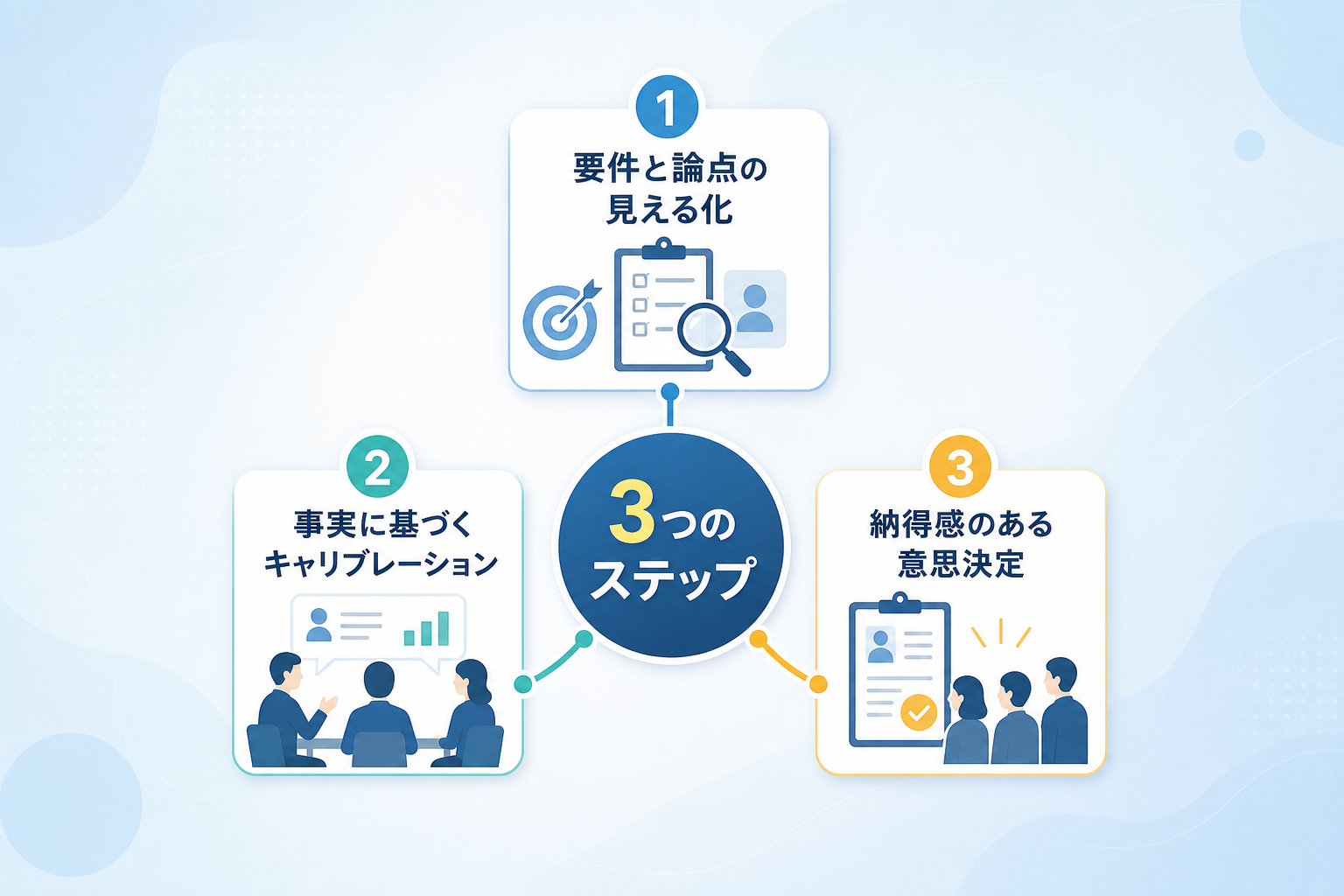 組織全体で「納得感のある採用判断」を仕組み化する3つのステップとは?