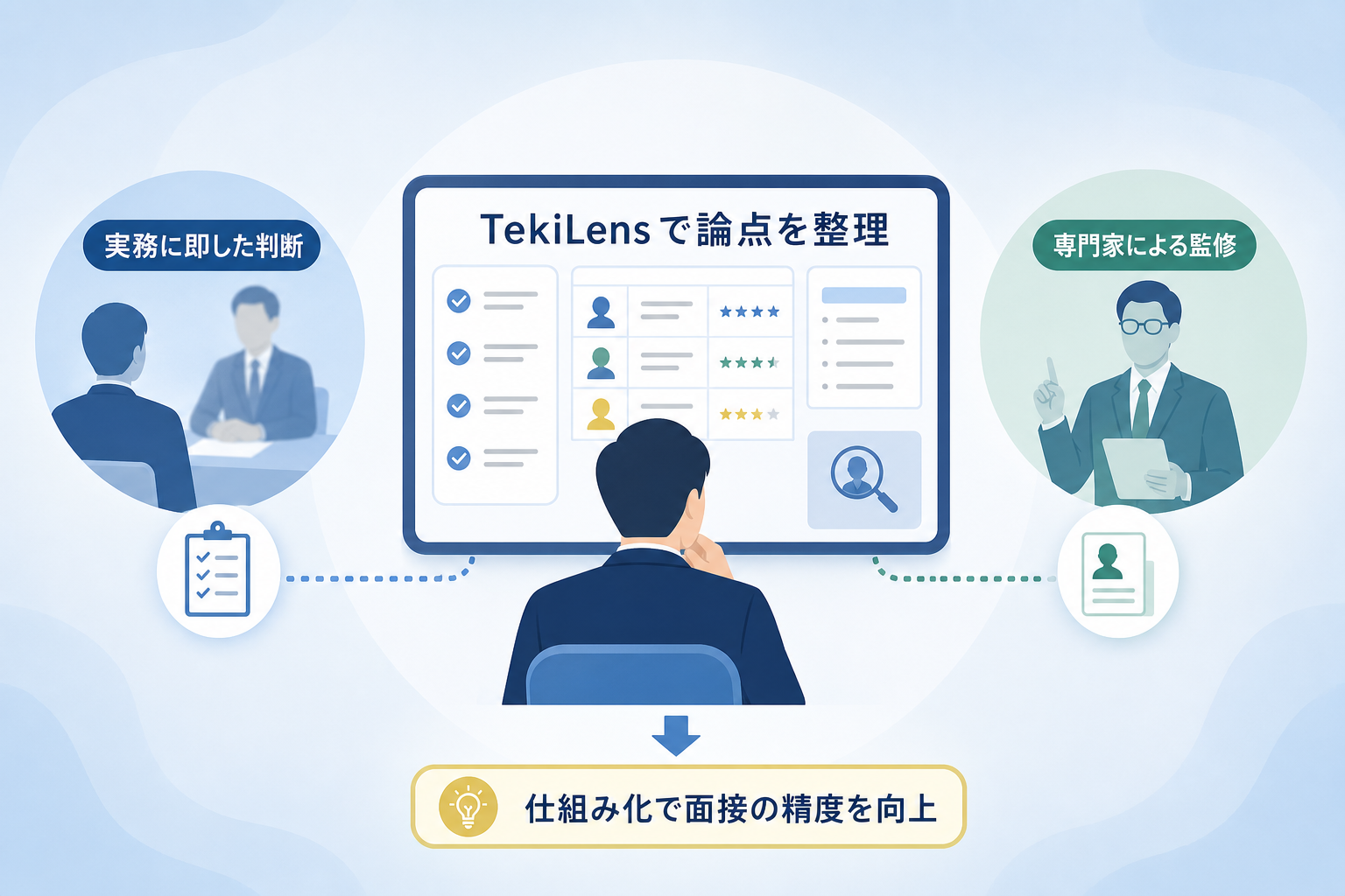 採用の「なんとなく」を排除し面接の精度を仕組みで高めるにはどうすればよいのか？